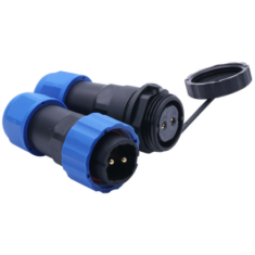 Conector SD20-2PIN 2 pinos 25A IP68 &agrave; prova d'&aacute;gua tipo aviation, plug macho e soquete f&ecirc;mea, acess&oacute;rio para Arduino