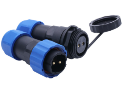 Conector SD20-2PIN 2 pinos 25A IP68 &agrave; prova d'&aacute;gua tipo aviation, plug macho e soquete f&ecirc;mea, acess&oacute;rio para Arduino - Imagem 1