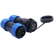 Conector SD20 Aviation 4 pinos 25A IP68 plugue macho e soquete f&ecirc;mea, acoplamento estanque &mdash; Acess&oacute;rio Arduino