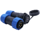 Conector avia&ccedil;&atilde;o SD20 5 pinos 25A IP68, plugue macho e soquete f&ecirc;mea &agrave; prova d'&aacute;gua - Thumb - 1