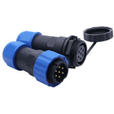 Conector SD20 7 pinos 10A IP68, acoplamento &agrave; prova d'&aacute;gua, plug macho e soquete f&ecirc;mea tipo aviation, acess&oacute;rio Arduino
