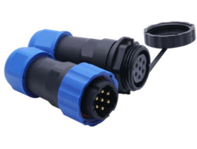 Conector SD20 7 pinos 10A IP68, acoplamento &agrave; prova d'&aacute;gua, plug macho e soquete f&ecirc;mea tipo aviation, acess&oacute;rio Arduino - Imagem 1