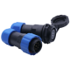 Conector SD20 9 pinos 5A IP68 tipo aviation, plug macho e soquete f&ecirc;mea &agrave; prova d'&aacute;gua - Thumb - 1