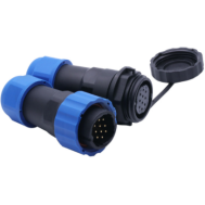 Conector SD20 10 pinos 5 A IP68 plug macho e soquete f&ecirc;mea tipo aeron&aacute;utico &agrave; prova d'&aacute;gua
