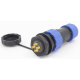 Conector SD20 4 pinos 25A IP68, &agrave; prova d'&aacute;gua, porca traseira, plugue macho e soquete f&ecirc;mea - Thumb - 1