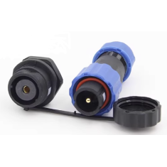 Conector de avia&ccedil;&atilde;o SD13 1 pino 25A IP68, plugue macho e soquete f&ecirc;mea com porca traseira, acess&oacute;rio para Arduino