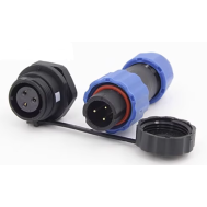 Conector aviation SD13 3 pinos 5A IP68 &agrave; prova d'&aacute;gua plugue macho e soquete f&ecirc;mea com porca traseira Acess&oacute;rio para Arduino