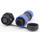 Conector SD13 5 pinos 5A IP68 tipo aviation, plugue macho e soquete f&ecirc;mea com porca traseira &agrave; prova d'&aacute;gua - Thumb - 1