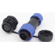 Conector SD16 7 pinos IP68 5A com porca traseira, plugue macho e soquete f&ecirc;mea avia&ccedil;&atilde;o - Thumb - 1