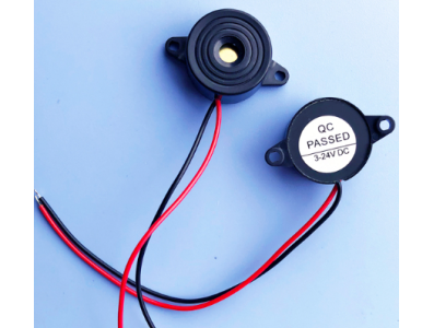 Buzzer ativo 23 x 10 mm 95 dB DC 3-24 V com cabo 10 cm, acess&oacute;rio para Arduino - Imagem 1