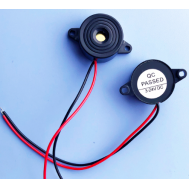 Buzzer ativo 23 x 10 mm 95 dB DC 3-24 V com cabo 10 cm, acess&oacute;rio para Arduino