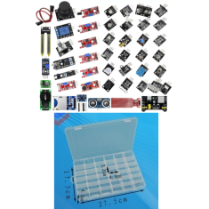 Kit educacional de inicia&ccedil;&atilde;o com 45 tipos de m&oacute;dulos de sensores