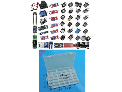 Kit educacional de inicia&ccedil;&atilde;o com 45 tipos de m&oacute;dulos de sensores - Imagem 1