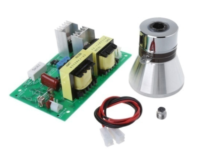 Placa geradora ultrass&ocirc;nica 220V 100W e transdutor 100W 28kHz - Imagem 1