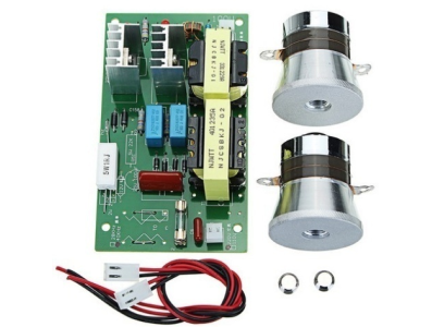 Placa de circuito gerador ultrass&ocirc;nica 220V 100W + 2 transdutores 50W 28kHz - Imagem 1