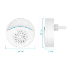 Emissor ultrass&ocirc;nico eletr&ocirc;nico com plug US, acess&oacute;rio para Arduino