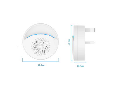 Repelente Eletr&ocirc;nico Ultrass&ocirc;nico com Plug UK - Imagem 1