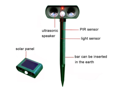 M&oacute;dulo ultrass&ocirc;nico alimentado por energia solar para Arduino - Imagem 1
