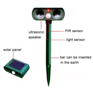 M&oacute;dulo ultrass&ocirc;nico alimentado por energia solar para Arduino