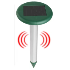 Repelente ultrass&ocirc;nico solar para cobras, ratos, gophers e toupeiras