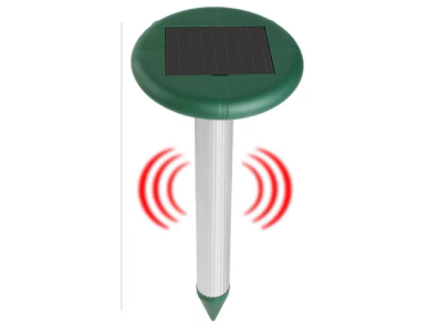 Repelente ultrass&ocirc;nico solar para cobras, ratos, gophers e toupeiras - Imagem 1