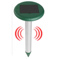 Repelente ultrass&ocirc;nico solar para cobras, ratos, gophers e toupeiras