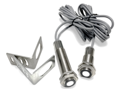 Sensor ultrass&ocirc;nico detector de folha dupla, 18 mm, IP67, 10&ndash;30 VDC, 20&ndash;70 mm, com cabo 2 m, acess&oacute;rio para Arduino - Imagem 1
