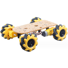 Chassi Acr&iacute;lico Mini DIY 4WD com Rodas McNamum