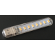 Luz Noturna Mini em U 8 LEDs 5V Branco Quente - Thumb - 1
