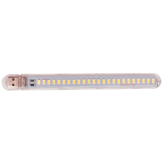 Mini lumin&aacute;ria noturna em U 24 LEDs 5V, luz quente, acess&oacute;rio para Arduino