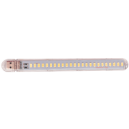 Mini lumin&aacute;ria noturna em U 24 LEDs 5V, luz quente, acess&oacute;rio para Arduino