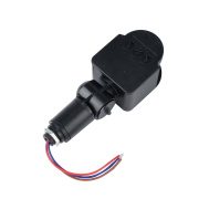 Detector de Movimento PIR (corpo humano) Preto AC 110-220V 200W Interruptor LED com Bobina