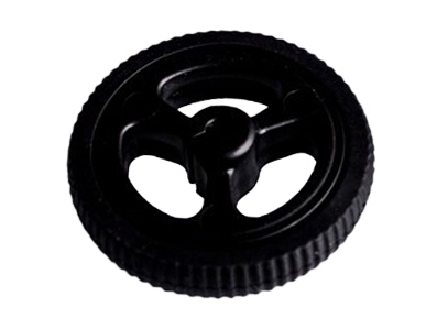 Roda/Pneu 3PI miniQ 34 mm, preta, para motor N20, acess&oacute;rio para Arduino - Imagem 7
