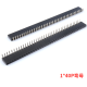 Conector angular 90&deg; 1x40 pinos 2,54 mm (mother) - Thumb - 1