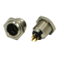 Conector soquete macho Mini XLR 3 pinos - Thumb - 1