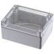 Caixa de jun&ccedil;&atilde;o ABS IP65 100 x 68 x 50 mm com tampa transparente para PCB, acess&oacute;rio para Arduino - Thumb - 1