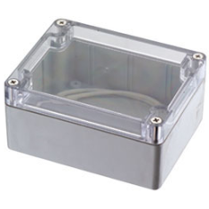 Caixa de jun&ccedil;&atilde;o ABS IP65 100 x 68 x 50 mm com tampa transparente para PCB, acess&oacute;rio para Arduino