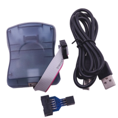 Programador USB AVRISP mkII XPII compat&iacute;vel com AVR Studio 4, 5, 6 e 7