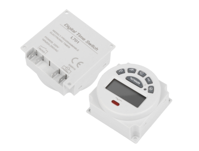 Temporizador digital program&aacute;vel semanal L701 AC220V 16A, interruptor eletr&ocirc;nico - Imagem 1