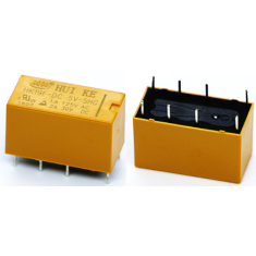HUI KE HK19F-DC5V-SHG Rel&eacute; DIP 8 pinos 5V DC