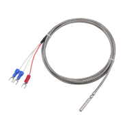 Sensor de Temperatura PT100 Classe A Precis&atilde;o 0,1 4 x 30 mm 5 m