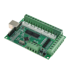 MACH3 V2.1 Placa de Interface e Controle CNC 5 Eixos para Drivers de Motores de Passo