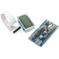 Placa driver inversora onda senoidal pura EGS002B (EG8010 + IR2110) com display, Shield para Arduino