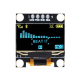 M&oacute;dulo OLED 0,96'' I2C 4 pinos SSD1306 para Shield Arduino (amarelo/azul, preto) - Thumb - 1