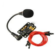 Shield Arduino SpeakRecognition, m&oacute;dulo de reconhecimento de voz (preto)