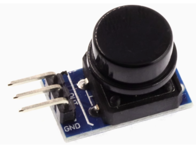 M&oacute;dulo Bot&atilde;o Grande Preto para Shield Arduino, Sa&iacute;da em N&iacute;vel Alto - Imagem 1
