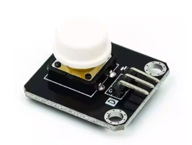 Shield Arduino M&oacute;dulo de Bot&atilde;o Branco para Blocos Eletr&ocirc;nicos - Imagem 1