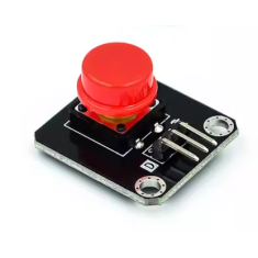 M&oacute;dulo de Bot&atilde;o Vermelho para Shield Arduino (Blocos Eletr&ocirc;nicos)