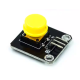 M&oacute;dulo Bot&atilde;o Amarelo para Blocos Eletr&ocirc;nicos, Shield Arduino - Thumb - 1