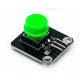 M&oacute;dulo Bot&atilde;o Verde para Blocos Eletr&ocirc;nicos Shield Arduino (AH) - Thumb - 1